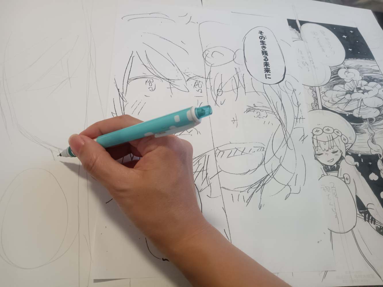 あばちょの制作風景